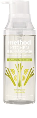 Method Kitchen Gel Hand Wash, 12 Oz., Lemongrass (01727)