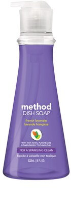 Method Liquid Dish Soap, Lavender, 18 oz. (01757)