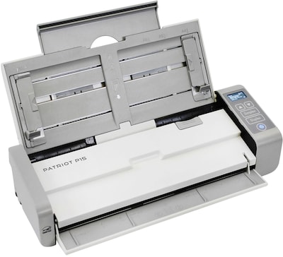 Visioneer Patriot PP15-U Desktop Scanner, White/Black/Gray