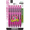 Zebra Pen Z-Grip BCA Retractable Ballpoint Pen, 1.0mm Medium Point, Pink 7pk