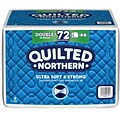 Quilted Northern Ultra Soft & Strong Toilet Paper, 2-Ply, White, 164 Sheets/Roll, 36 Rolls/Carton (943045)