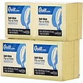 Quill Brand® Self-Stick, Pop-Up Notes, 3 x 3, Yellow, 24 Pack (CD733P12YW1)