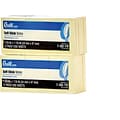 Quill Brand® Self-Stick, Flat Notes, 1-3/8 x 1-7/8, Yellow, 24 Pack (CD7382YW1)