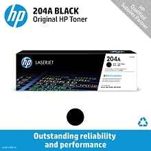 HP 204A Black Standard Yield Toner Cartridge (CF510A)