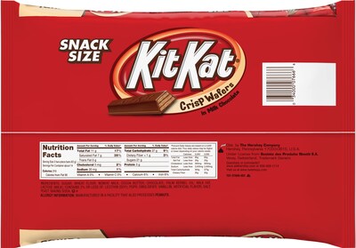 Kit Kat Snack Size Crisp wWafers  Milk Chocolate Candy Bar, 20.1 oz. (HEC07668)