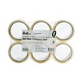 Quill Brand® Hot Melt Shipping Packaging Tape, 1.9 Mil, 2 x 55 yds., Clear, 6/Pack (F217)
