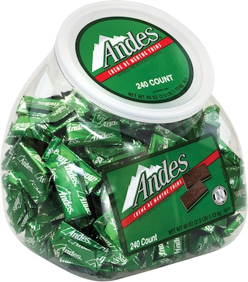 Andes Creme De Menthe Chocolate Mint Thins, 240 Pieces (209-06034)