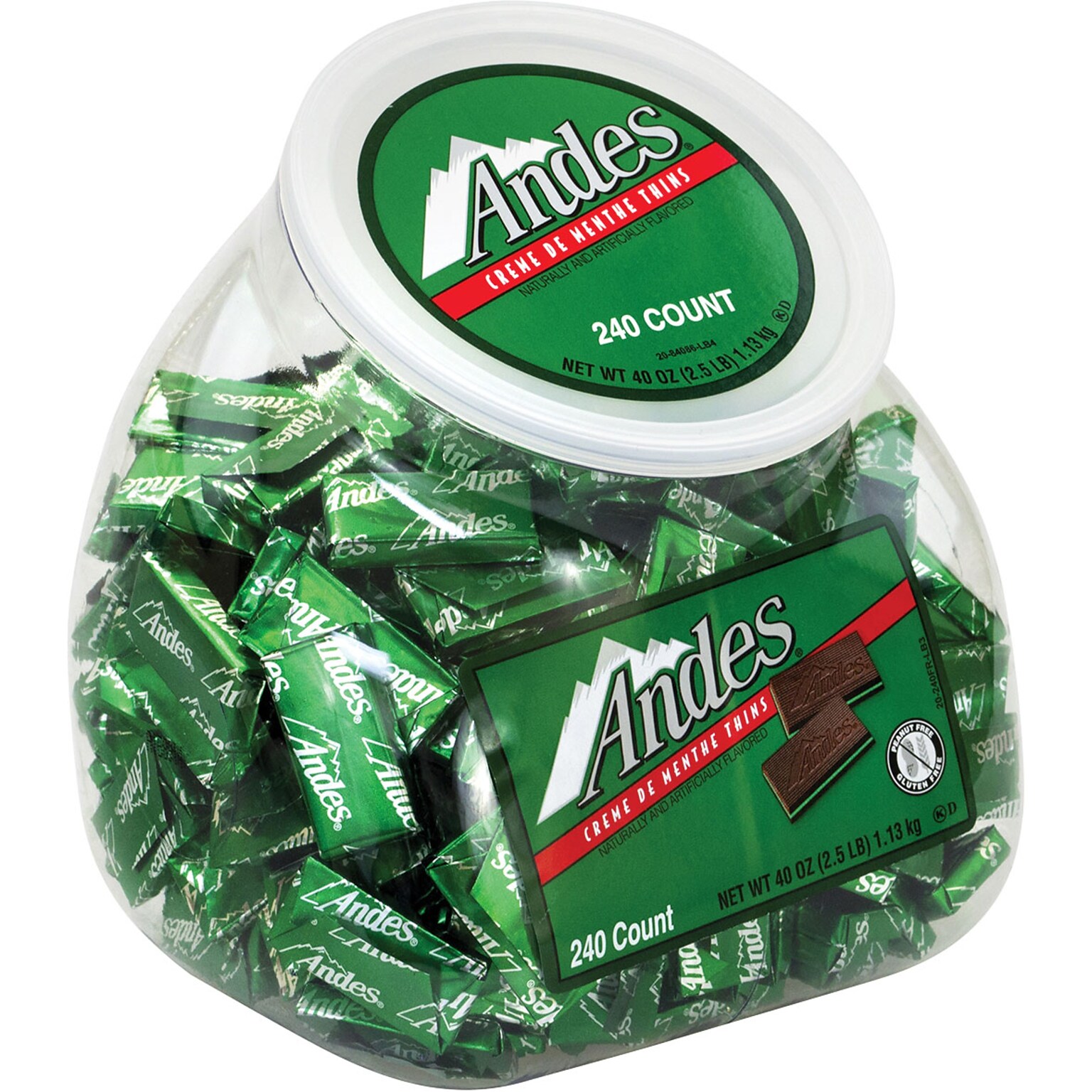 Andes Creme De Menthe Chocolate Mint Thins, 240 Pieces (209-06034)