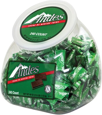 Andes Creme De Menthe Chocolate Mint Thins, 240 Pieces (209-06034)