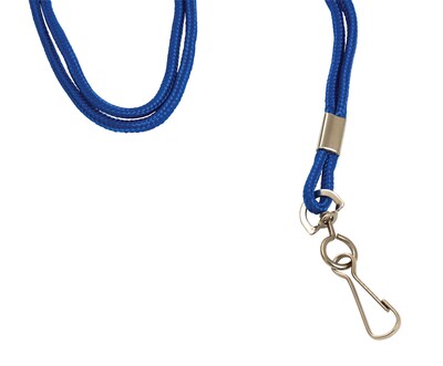 Staples Lanyards with Swivel Hook, Blue, 5/Pack (20228-US)