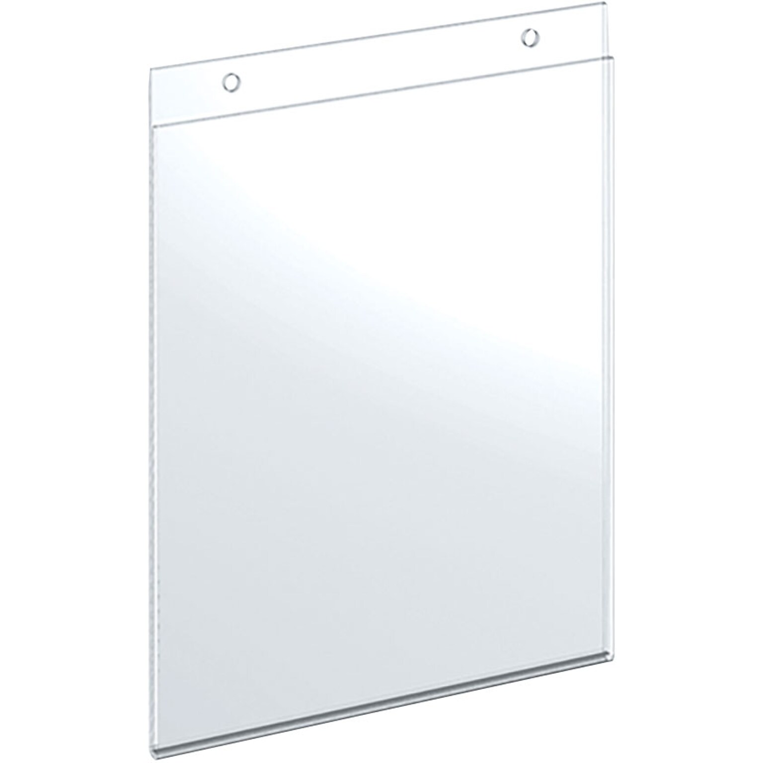 Azar® 10 x 8 Vertical Wall Mount Acrylic Sign Holder, Clear, 10/Pack