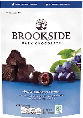 BROOKSIDE Dark Chocolate Acai and Blueberry Flavors, 21 Ounces, 2/BD (HEC91145)