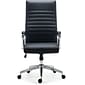 Quill Brand® Bentura Bonded Leather Managers Chair, Black (53234)