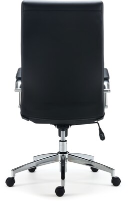 Quill Brand® Bentura Bonded Leather Managers Chair, Black (53234)