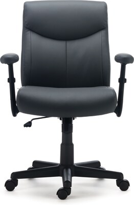 Quill Brand® Traymore Luxura Managers Chair, Gray (53246)