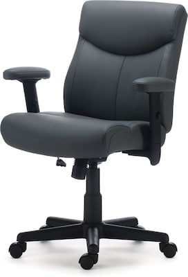 Quill Brand® Traymore Luxura Managers Chair, Gray (53246)