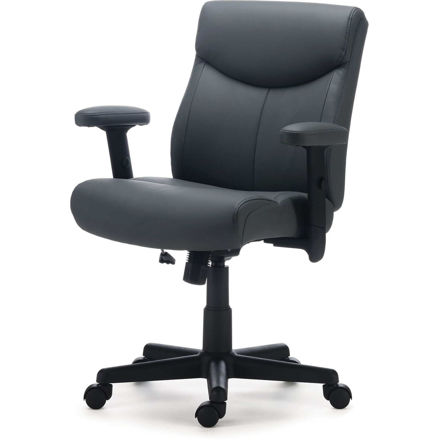 Quill Brand® Traymore Luxura Managers Chair, Gray (53246)