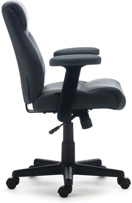 Quill Brand® Traymore Luxura Managers Chair, Gray (53246)