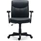 Quill Brand® Traymore Luxura Managers Chair, Black