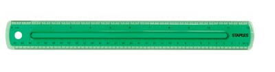 Staples Grip Ruler 12" Assorted Colors (51885)