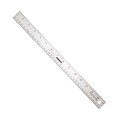 Staples 15 Stainless Steel Ruler with Non Slip Cork Base (51898)