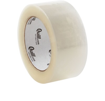 Quill Brand® Hot Melt Shipping Packaging Tape, 1.9 Mil, 2 x 110 yds., Clear, 6/Pack (F219/959CL)