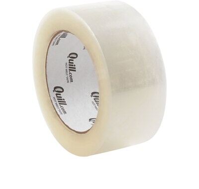 Quill Brand® Hot Melt Shipping Packaging Tape, 1.9 Mil, 2 x 110 yds., Clear, 36/Carton (F234/7234CL