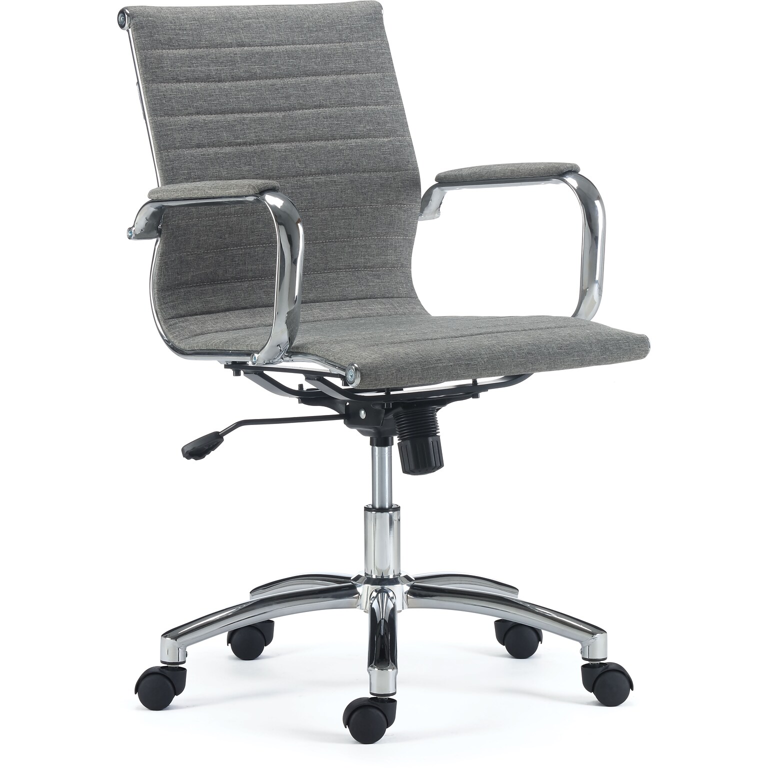 Quill Brand® Everell Fabric Managers Chair, Gray (53279)