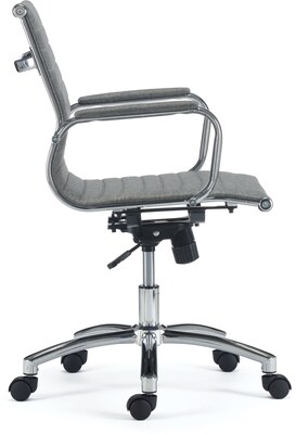 Quill Brand® Everell Fabric Managers Chair, Gray (53279)