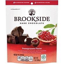 Brookside Pomegranate Flavored Dark Chocolate Pieces, 7 oz., 12/Carton (HEC38908)