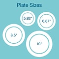 Dixie Ultra Pathways Heavy-Weight Paper Plates, 5 7/8” Diameter, 500/Carton (SXP6WS)