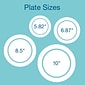 Dixie Ultra Pathways Heavy-Weight Paper Plates, 10”, 125/Pack (SXP10PATH)