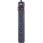 Quill Brand® 3' and 6-Outlet Power Strip, Charcoal (ST22148-CC)