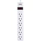 Quill Brand® 3 and 6-Outlet Power Strip, White (ST22147-CC)