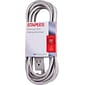 Quill Brand® 25' Extension Cord, 3-Outlet, Gray (ST22129-CC)