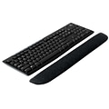 Staples Gel Keyboard Wrist Rest, 18.66 in x 2.8 in x 0.91 in, Black