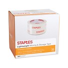 Staples® Lightweight Moving and Storage Packing Tape, 1.88W x 54.6 Yards, Clear, 36 Pack (52203)