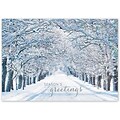 Holiday Expressions®, Crystal Lane Holiday Cards With Gummed Envelope