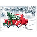 Holiday Expressions®, Vintage Vibe Christmas Cards With Self Stick Envelope