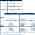 House of Doolittle 2019 Laminated Reversible Wall Planner Calendar 66 x 33 Inches (HOD3962)