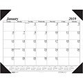 House of Doolittle 2019 Monthly Desk Pad Calendar Economy 22 x 17 Inches (HOD12402)