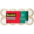 Scotch® Premium Thickness Moving & Storage Packing Tape, 1.88 x 60 yds., 8 Rolls (3631-54-8)