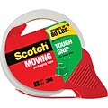 Scotch® Tough Grip Moving Packing Tape with Dispenser, 1.88 x 38.2 yds., Clear (3500S-RD)