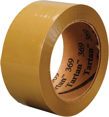Tartan™ Box Sealing Tape, 1.88 x 109.3 yds., Tan (369)