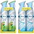 Febreze AIR Fresheners, Gain and Linen & Sky Scents, 8.8 oz., 4 Count
