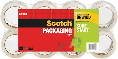 Photo 1 of Scotch Packing Tape, 1.88" x 54.6 yds., Clear, 8/Pack (34508)