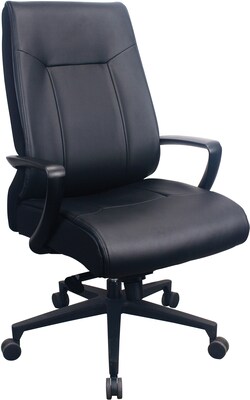 Tempur Pedic Ergonomic Leather Swivel Executive Chair Black TP2500 BLKL