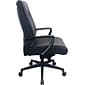 Tempur-Pedic Ergonomic Leather Swivel Executive Chair, Black (TP2500-BLKL)