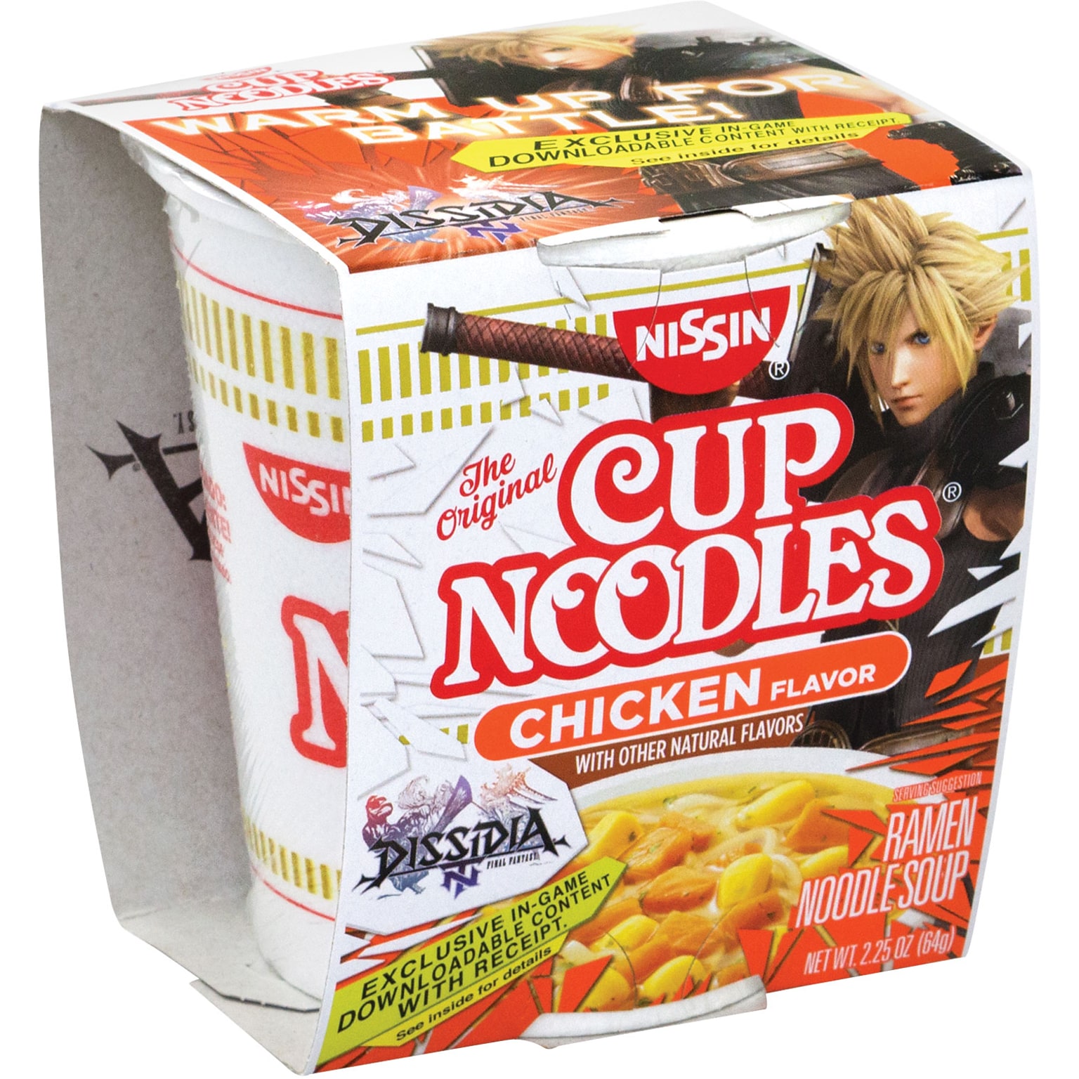 Nissin Cup Noodles Chicken Flavor Ramen Noodle Soup, 2.25 oz. (220-00498)