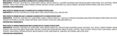 Miss Vickie's Kettle Cooked Variety Potato Chips, 30 Bags/Pack (295-00010)